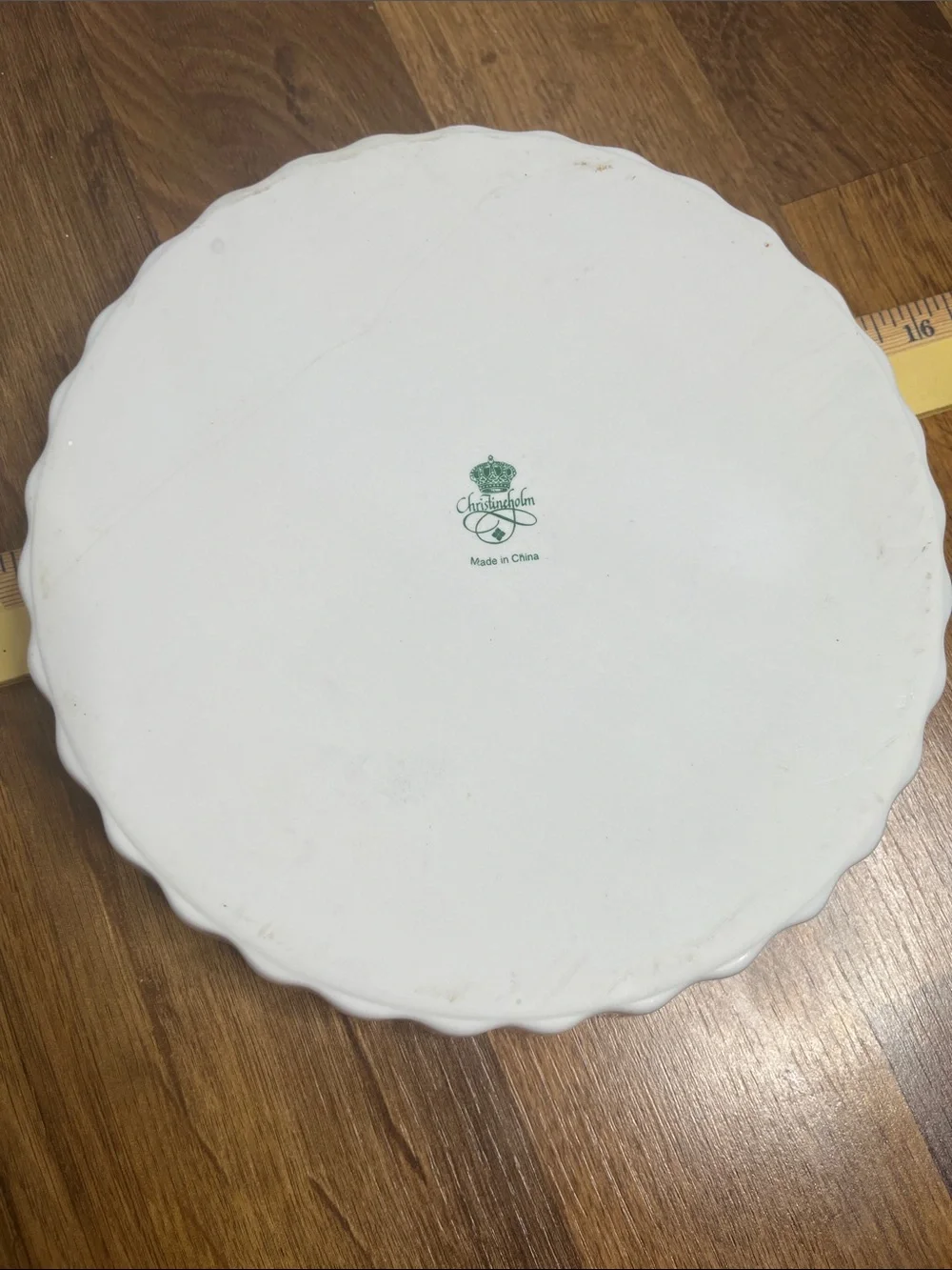 White Porcelain Fluted Quiche Pie Baking Dish Pink Roses Christineholm